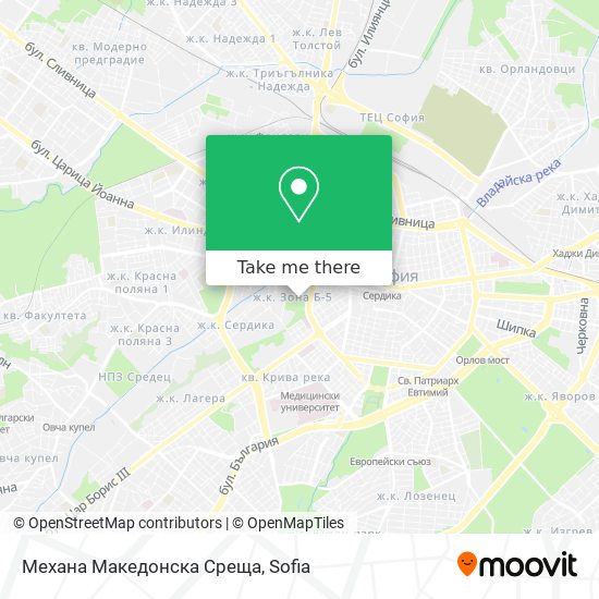 Механа Македонска Среща map