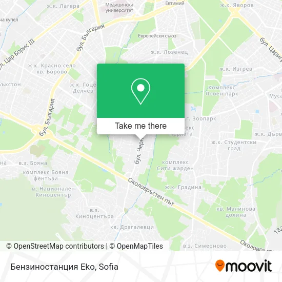 Карта Бензиностанция Eko