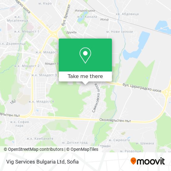 Vig Services Bulgaria Ltd map