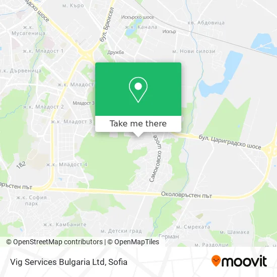 Карта Vig Services Bulgaria Ltd
