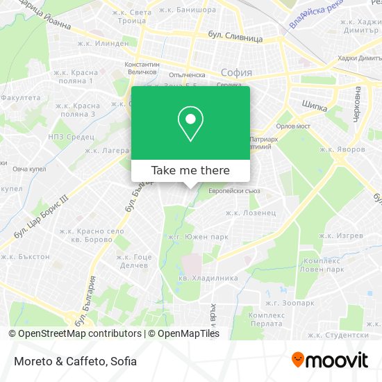 Moreto & Caffeto map