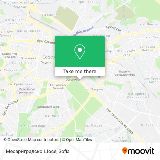 Месариградско Шосе map