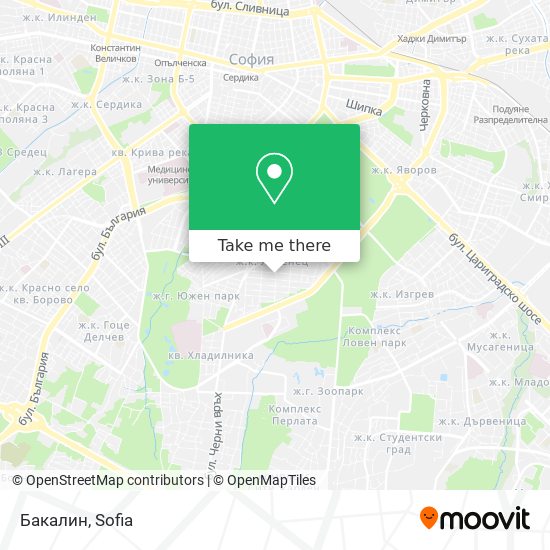Бакалин map