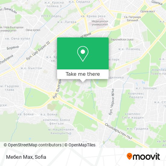 Карта Мебел Max