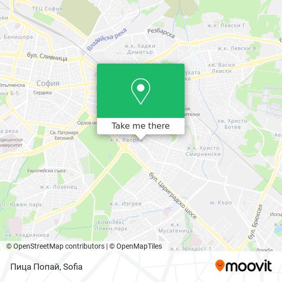 Карта Пица Попай