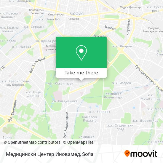 Медицински Центер Иновамед map