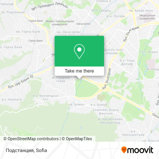 Карта Подстанция