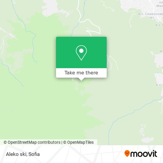Aleko ski map