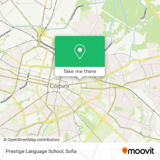 Prestige Language School map