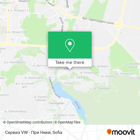 Сервиз VW - При Ники map