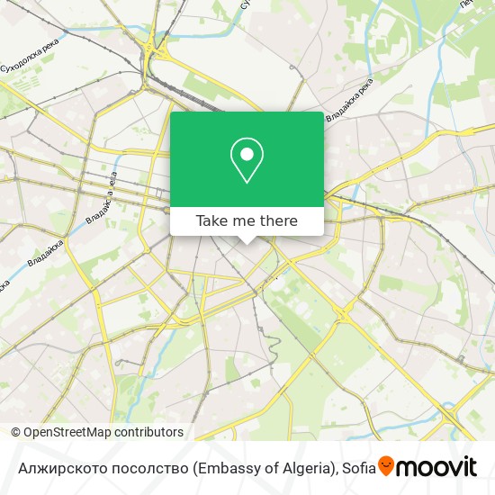 Алжирското посолство (Embassy of Algeria) map
