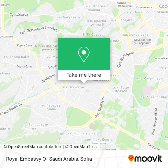 Карта Royal Embassy Of Saudi Arabia