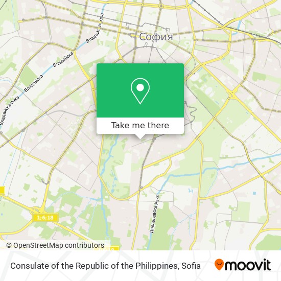 Consulate of the Republic of the Philippines map