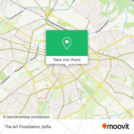 The Art Foundation map