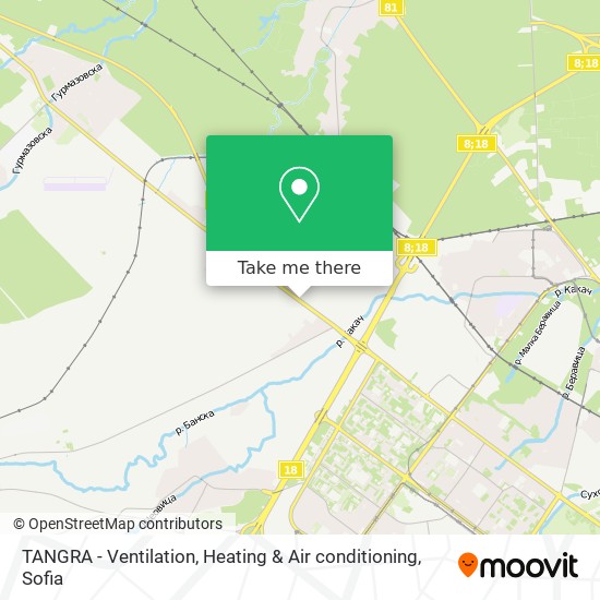TANGRA - Ventilation, Heating & Air conditioning map