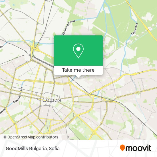 GoodMills Bulgaria map