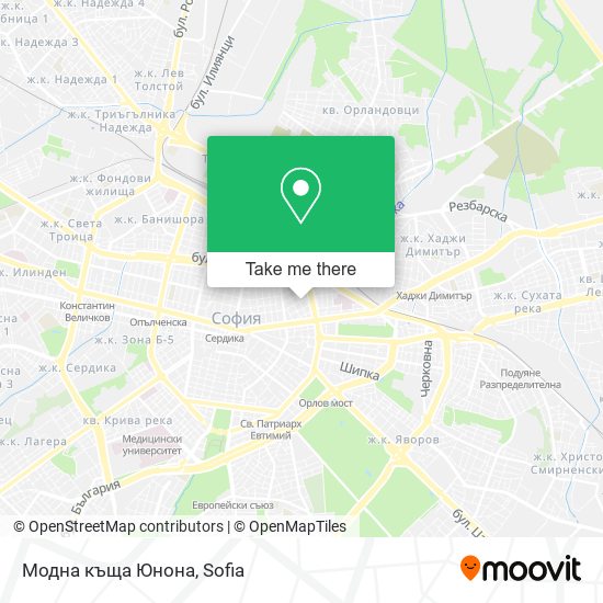 Модна къща  Юнона map