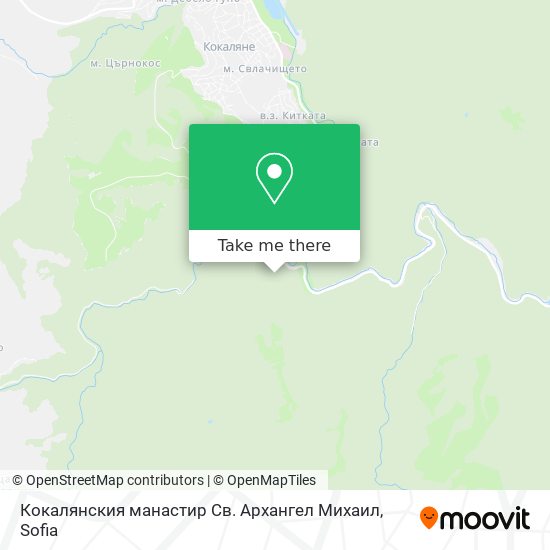 Кокалянския манастир  Св. Архангел Михаил map