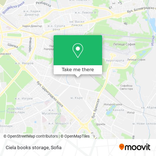 Ciela books storage map