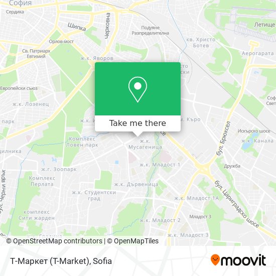 Т-Маркет (T-Market) map