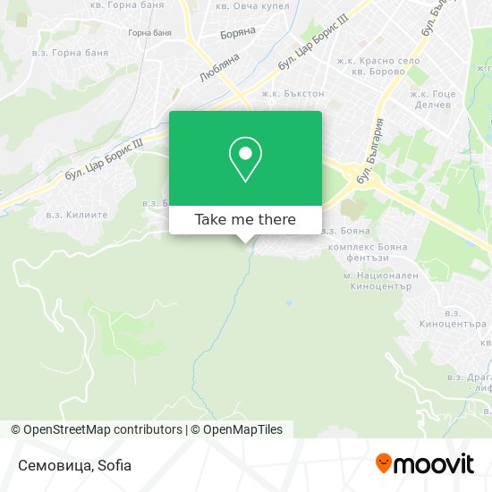 Семовица map