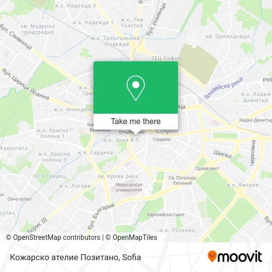 Карта Кожарско ателие Позитано