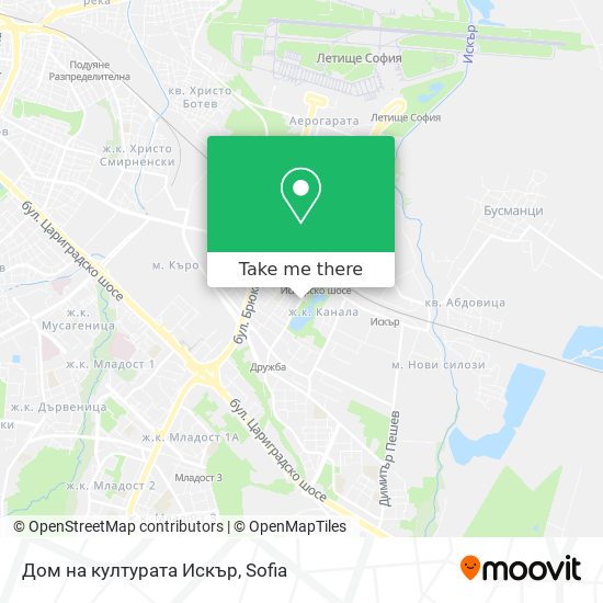 Дом на културата  Искър map