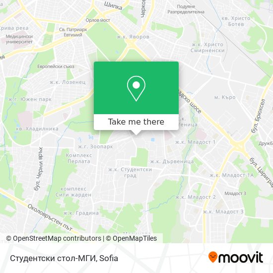 Студентски стол-МГИ map