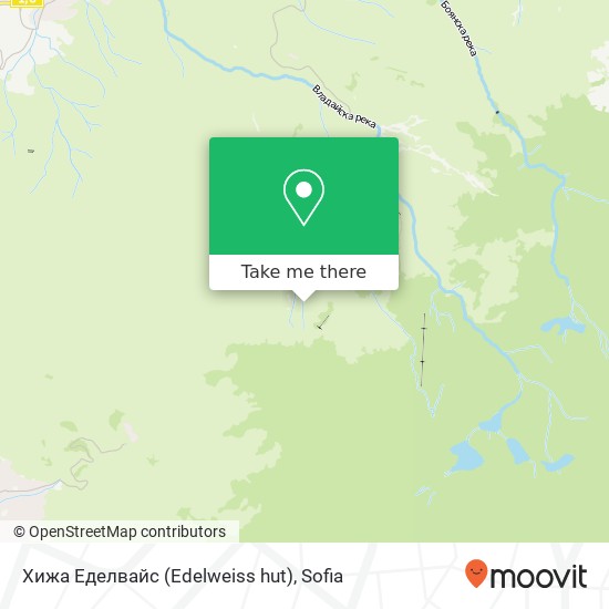 Хижа Еделвайс (Edelweiss hut) map