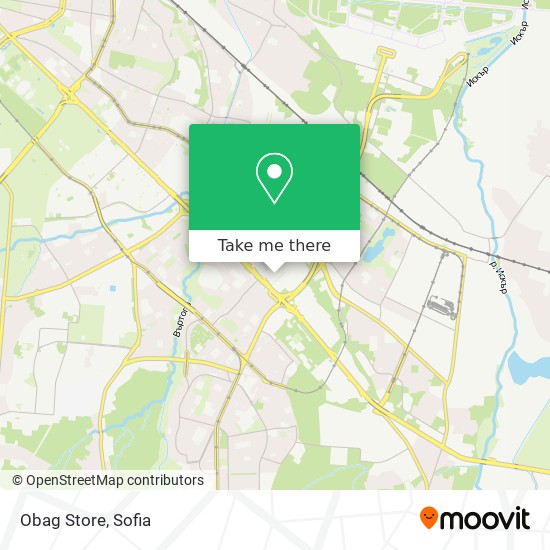 Obag Store map