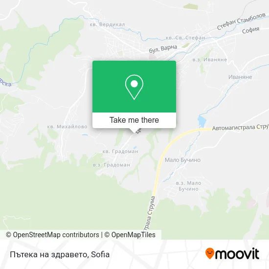 Карта Пътека на здравето