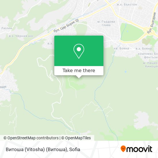 Витоша (Vitosha) (Витоша) map