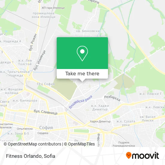 Карта Fitness Orlando