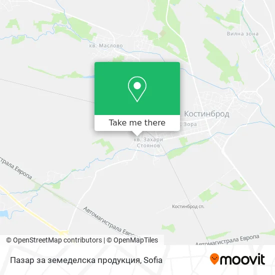 Пазар за земеделска продукция map