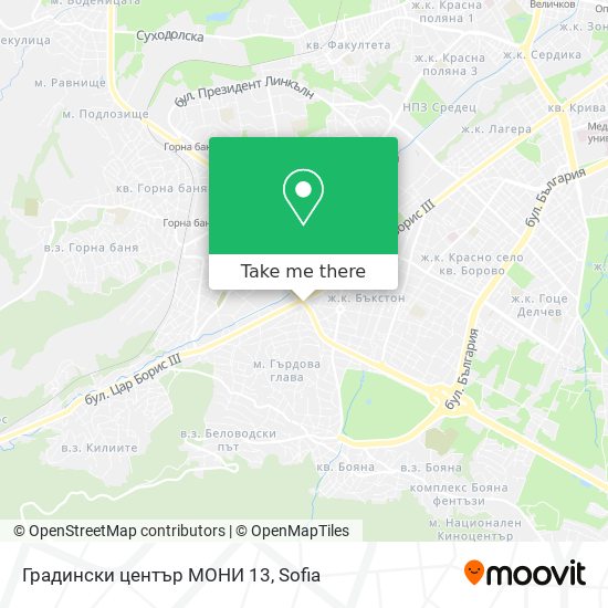 Градински център  МОНИ 13 map