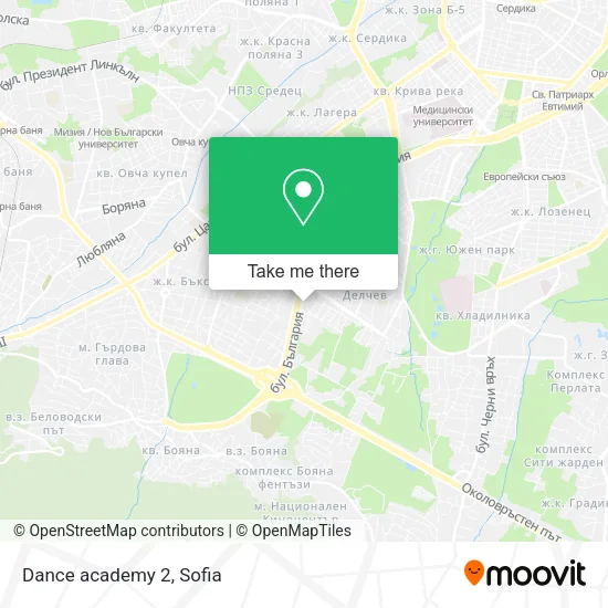 Карта Dance academy 2