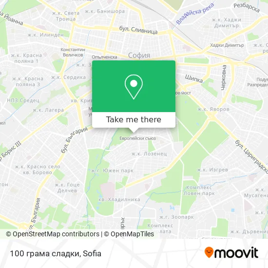 100 грама сладки map