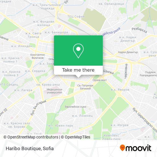 Haribo Boutique map