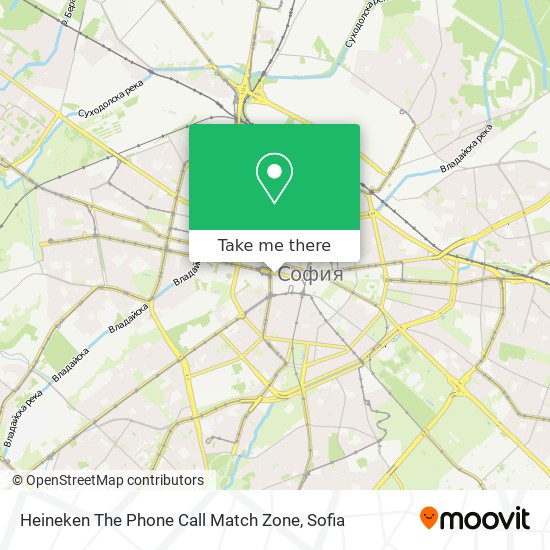 Heineken The Phone Call Match Zone map