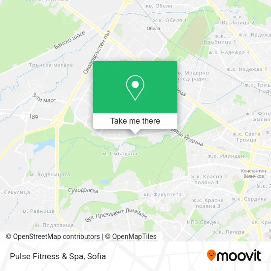 Карта Pulse Fitness & Spa