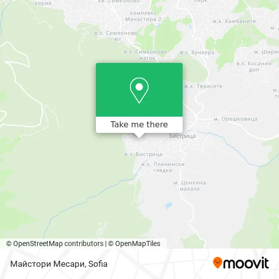 Карта Майстори Месари