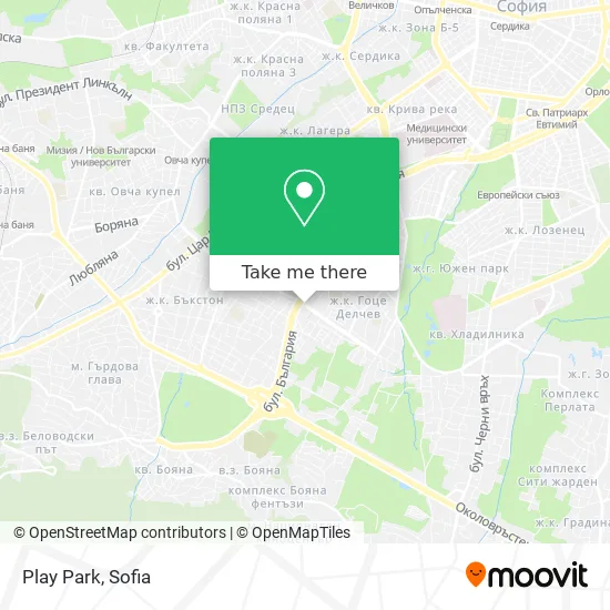 Карта Play Park