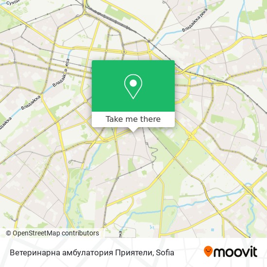 Ветеринарна амбулатория  Приятели map