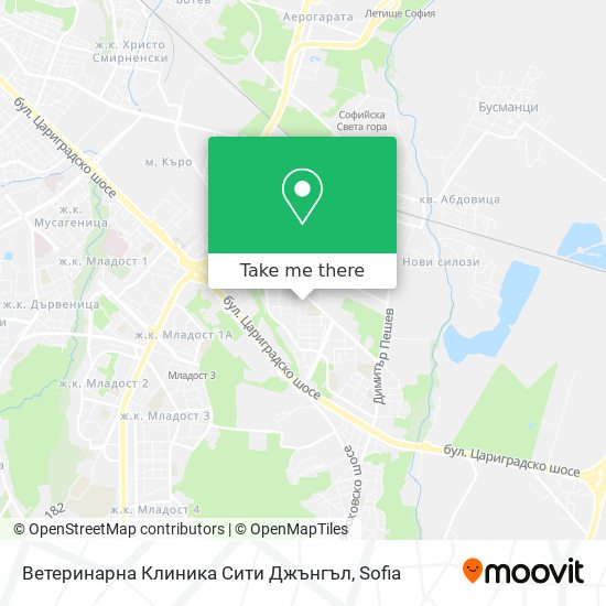 Ветеринарна Клиника  Сити Джънгъл map
