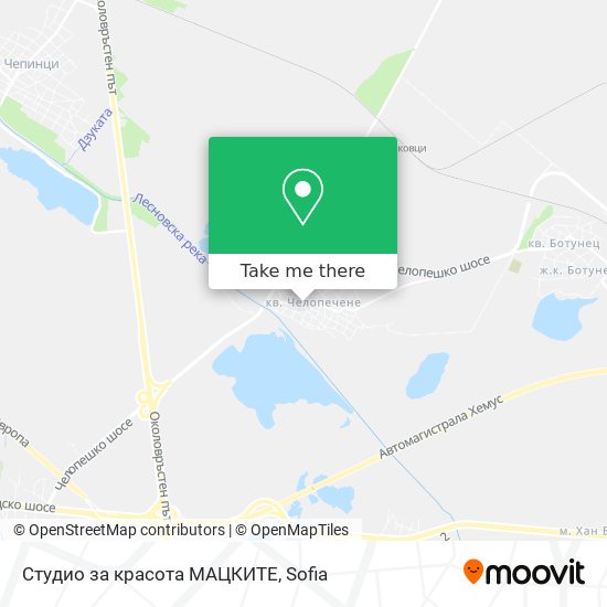 Студио за красота  МАЦКИТЕ map