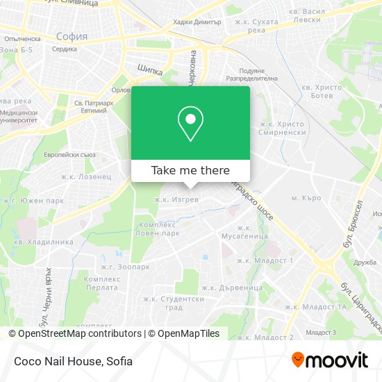 Coco Nail House map