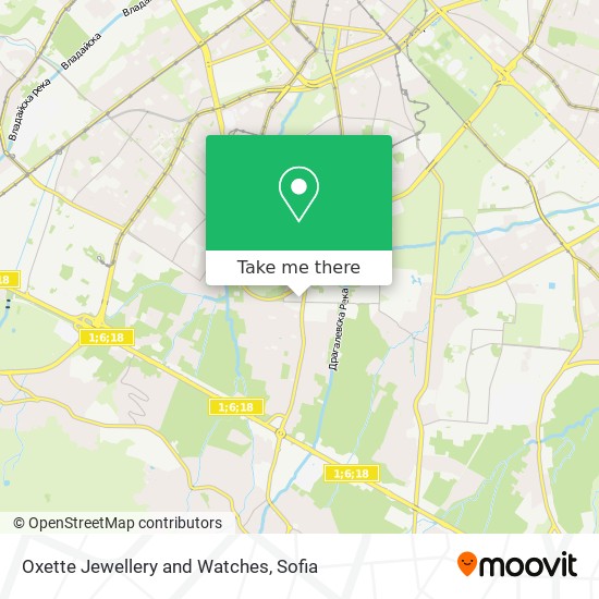Oxette Jewellery and Watches map