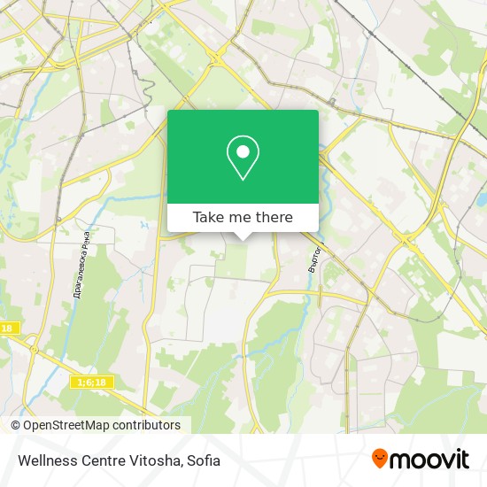 Wellness Centre Vitosha map