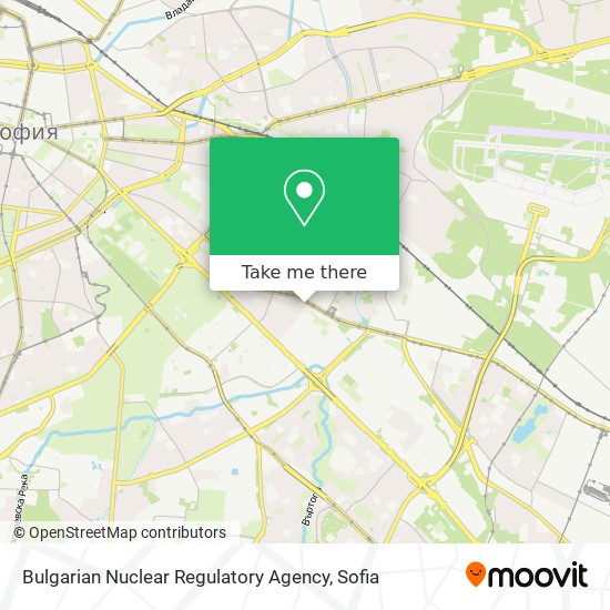 Bulgarian Nuclear Regulatory Agency map