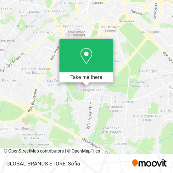 Карта GLOBAL BRANDS STORE